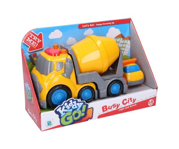 Kiddy Auto míchačka s efekty 19,5 cm sklápěč 6,5 cm