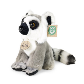 Plyšový lemur sedící 18 cm ECO-FRIENDLY