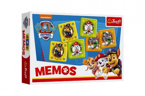 Trefl pexeso papírové Paw Patrol/Tlapková patrola společenská hra 30 kusů v krabici 21x14x4cm