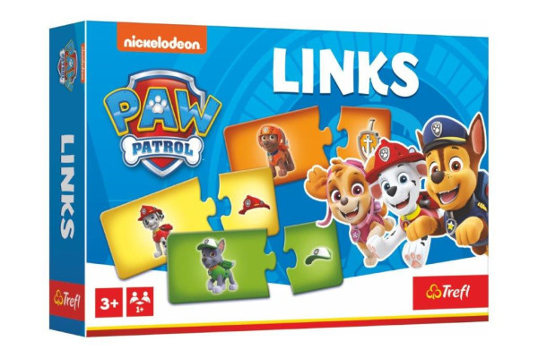 Trefl Hra Links skládanka Tlapková patrola Paw Patrol 14 párů vzdělávací hra v krabici 21x14x4cm