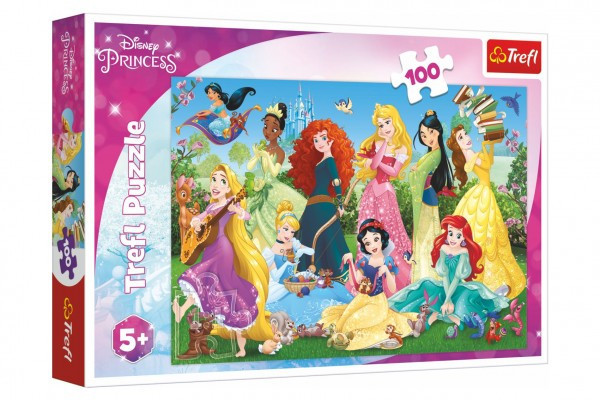 Trefl Puzzle Půvabné princezny Disney 100 dílků