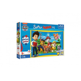 Trefl Puzzle 104 XL Super Shape Přátelé štěňat Tlapková patrola Paw patrol 60x40cm v krabici