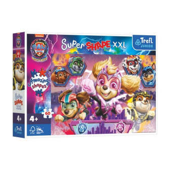 Trefl Puzzle Šťastní psi 60 XXL dílků super shape Tlapková patrola