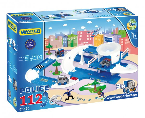 Wader 53320 Kid Cars 3D Policie