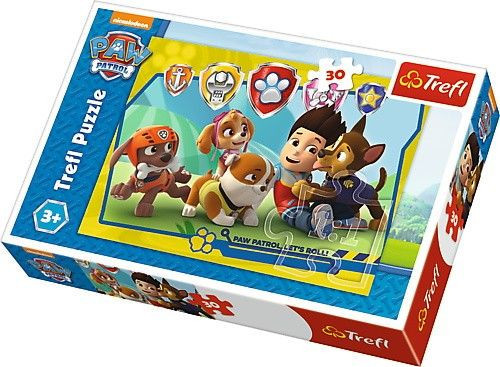 Trefl 1182369 puzzle Paw Patrol  27 x 20 cm 30 dílků