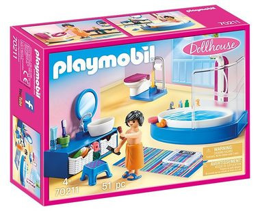 Playmobil® 70211 Doll House Koupelna s vanou