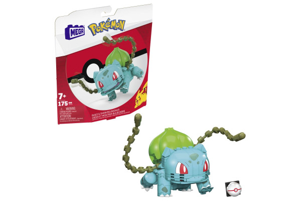 Mattel Mega Bloks Pokémon Postav a vystav si Pokémona-Bulbasaur GVK863