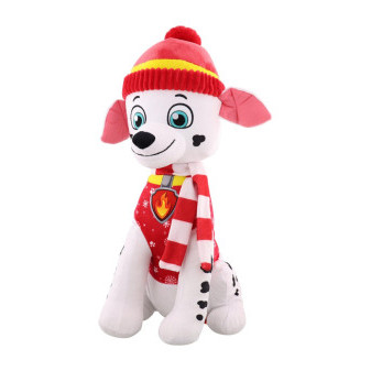 Paw patrol Plyš Tlapková patrola sedící 50 cm Marshal