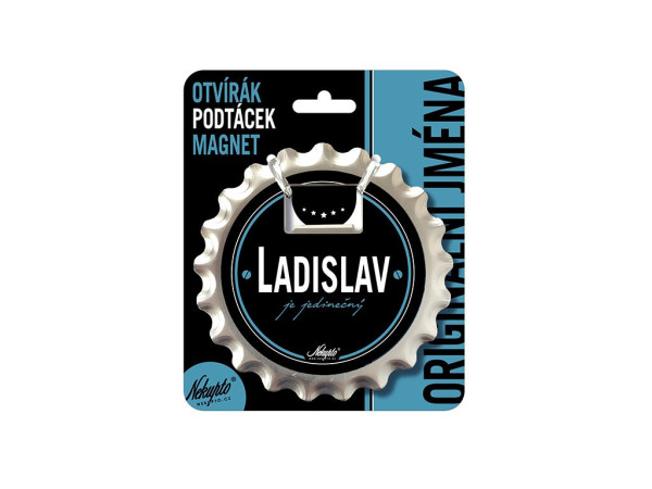 Nekupto Otvírák na pivo, podtácek - Ladislav V.I.P. NKQ