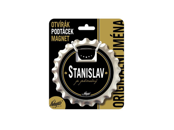 Nekupto Otvírák na pivo, podtácek - Stanislav V.I.P. NKQ