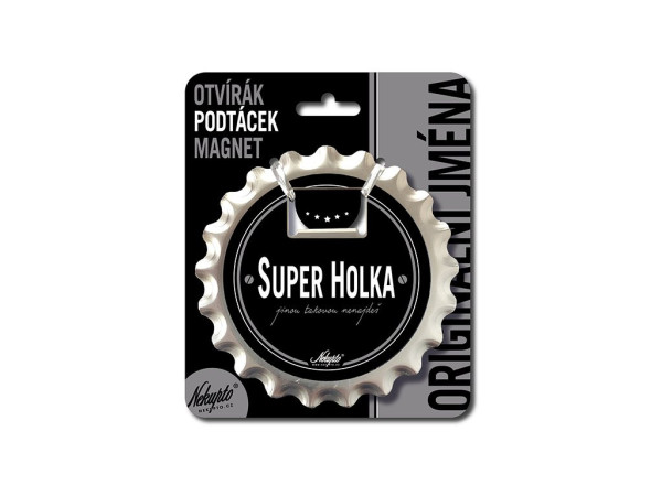 Nekupto Otvírák na pivo, podtácek - Super holka V.I.P. NKQ