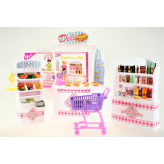 Glorie supermarket pro panenky typu Barbie