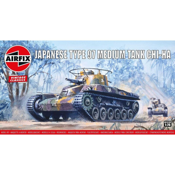 Airfix Classic Kit VINTAGE tank A01319V - Type 97 Chi Ha Japanese Tank (1:76)