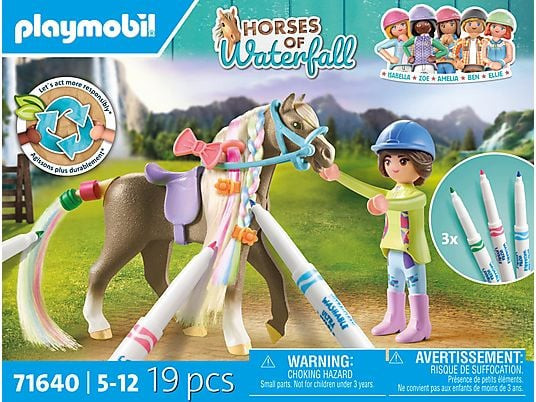 Playmobil® 71640 Horses of Waterfall Kreativní sada s koněm a tužkami