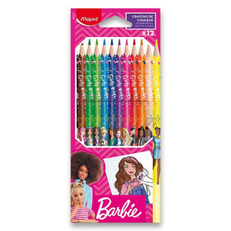 Maped Pastelky Barbie - 12 barev