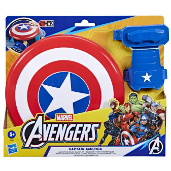 Hasbro Avengers kapitán Amerika magnetický štít a rukavice B9944
