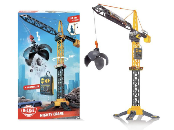 Dickie Jeřáb Mighty Crane 110 cm na kabel ovládání