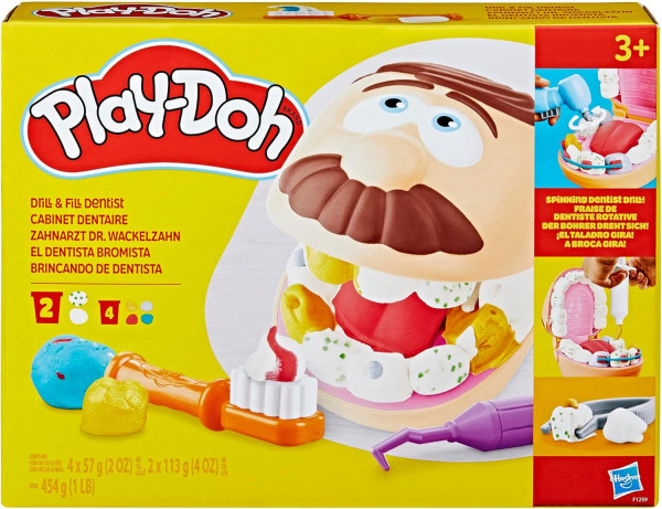 Hasbro PD Play-doh Zubař drill ´n fill F1259