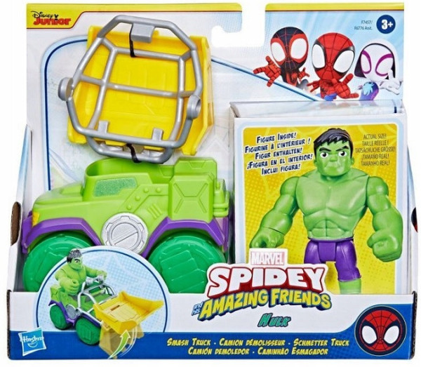 Hasbro Marvel Spidey a jeho úžasní přátelé základní vozidlo - Hulk F6776