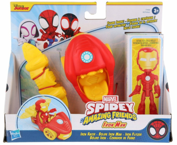 Hasbro Marvel Spidey a jeho úžasní přátelé základní vozidlo - Iron Man F6776