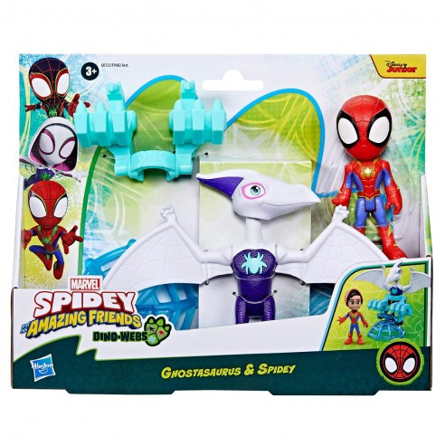 Hasbro Spider-Man  Spidey figurka s dinosaurem a příslušenstvím F9482