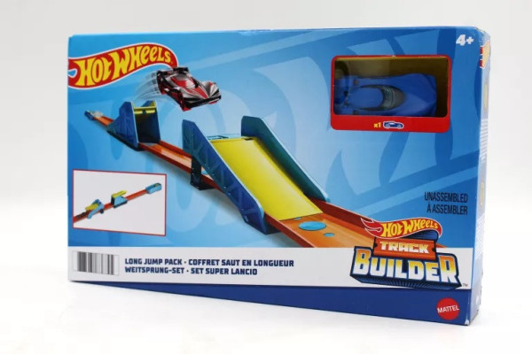 Mattel Hot Wheels Track Builder Set pro stavitele - dlouhý skok  GLC89