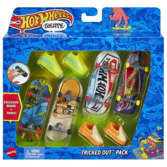 Mattel Hot Wheels Fingerboard 4ks a boty HNG72