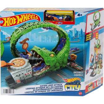 Mattel Hot Wheels City příšerná odplata - Aligatorova smyčka HDR29