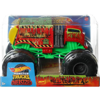 Mattel Hot Wheels Monster Truck velký truck - Will Trashit All HTM90