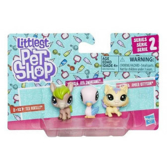 Hasbro LPS Littlest Pet Shop zvířátka 3 ks  E0214