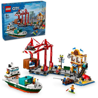 LEGO® City 60422 Přístav s nákladní lodí