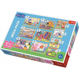 Trefl Puzzle 10v1 Prasátko Peppa Pig