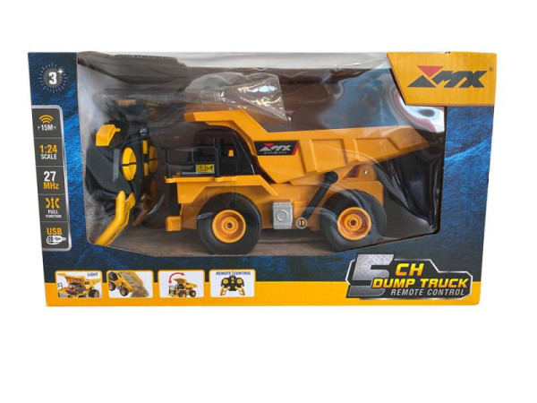 Mac Toys DRIVERO RC sklápěčka 1:24 na dálkové ovládání na bateriový pack