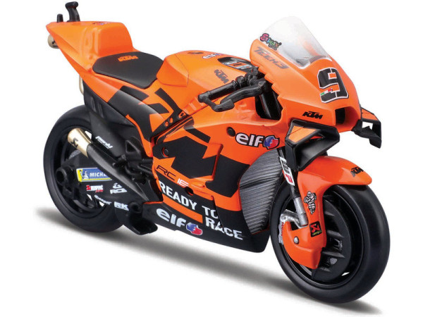 Maisto 36376-9 Motocykl, Tech3 KTM Factory Racing 2021, (9 DANILO PETRUCCI), 1:18