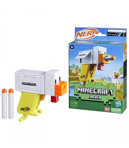 Hasbro  Nerf Minecraft Microshots - chicken  F4417