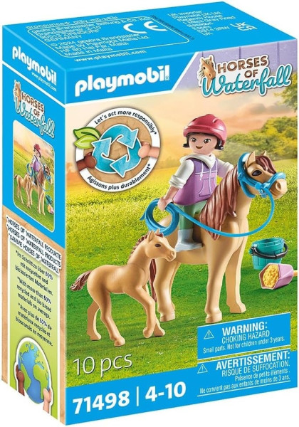 Playmobil® 71498 Horses of Waterffal Dítě s poníkem a hříbátkem