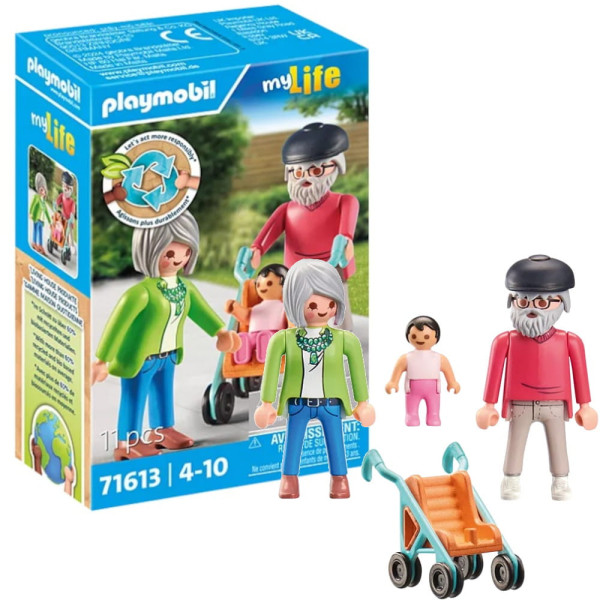 Playmobil® 71613 My Life Prarodiče s miminkem