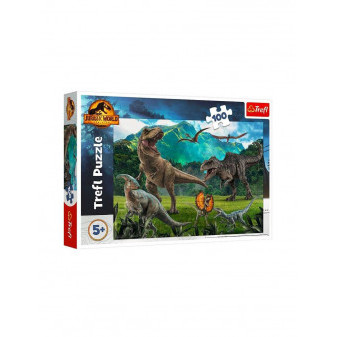 Trefl 16441 Puzzle Dinosauři z Jurského parku 100 dílků