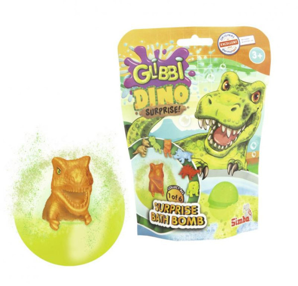 Simba Glibbi Dino vodní bomba s překvapením, 6 druhů