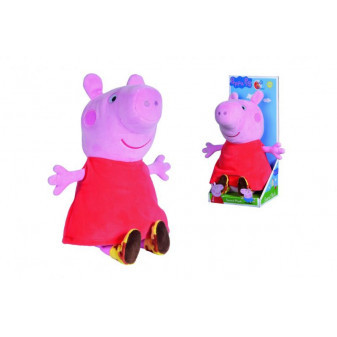 Simba Prasátko Pepa Peppa Pig se zvukem, plyšová 22cm