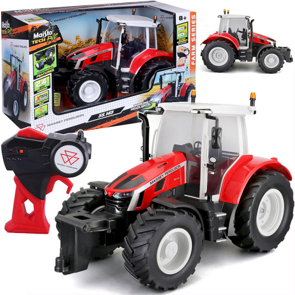 Maisto RC - Massey Ferguson Traktor na dálkové ovládání, červená